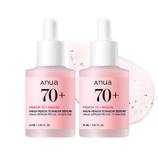 ANUA Peach 70 Niacinamide Serum 30ml - Pack Of 2