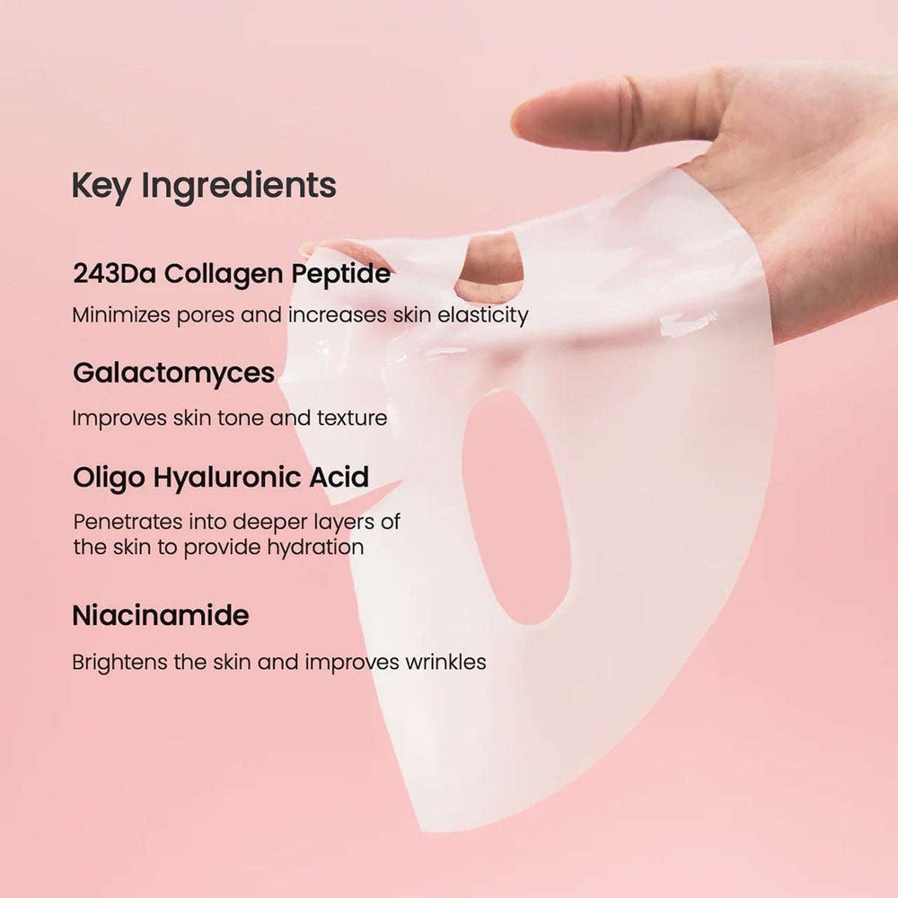 BIODANCE Bio-Collagen Real Deep Mask, Hydrating Overnight Mask 34g, 4ea