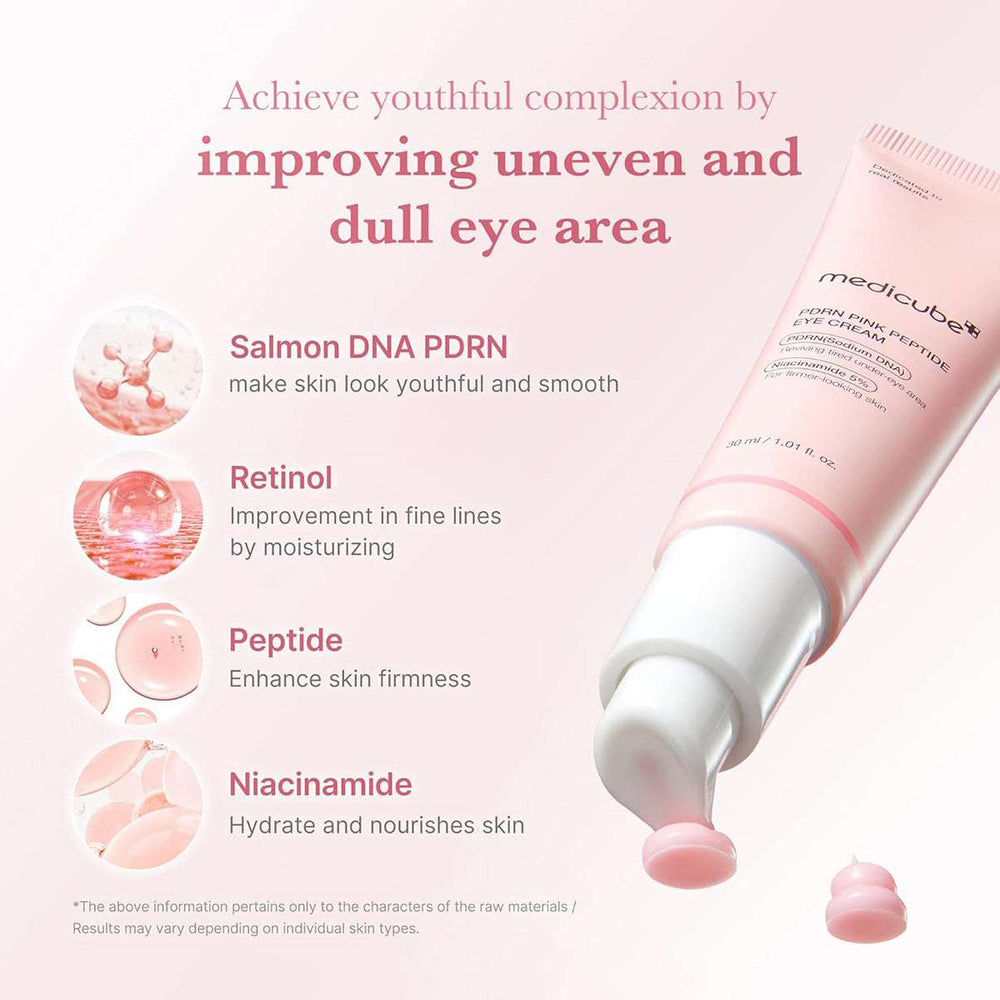 Medicube Salmon DNA PDRN Pink Peptide Eye Cream 30ml