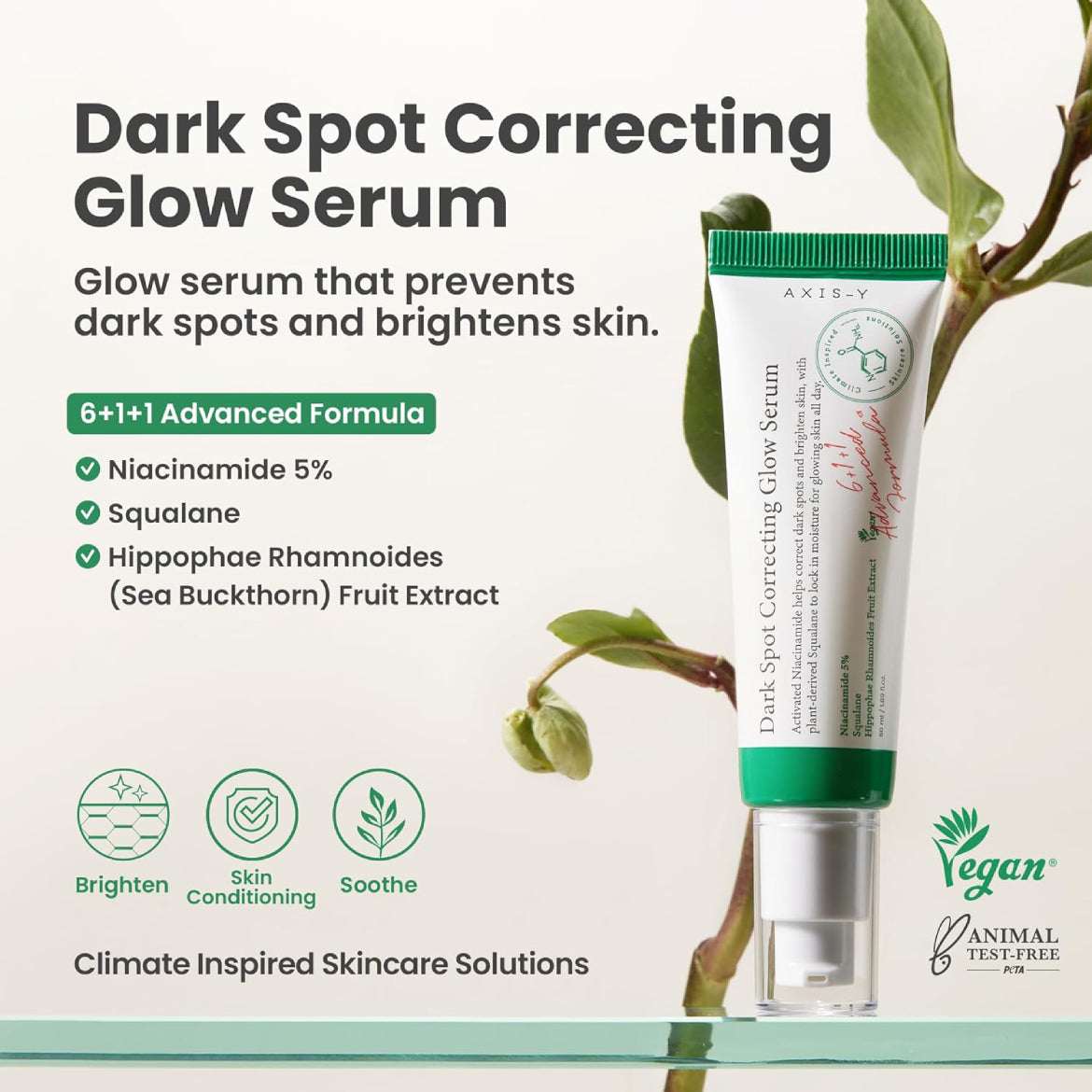 AXIS-Y Dark Spot Correcting Glow Serum 50ml - Pack Of 2