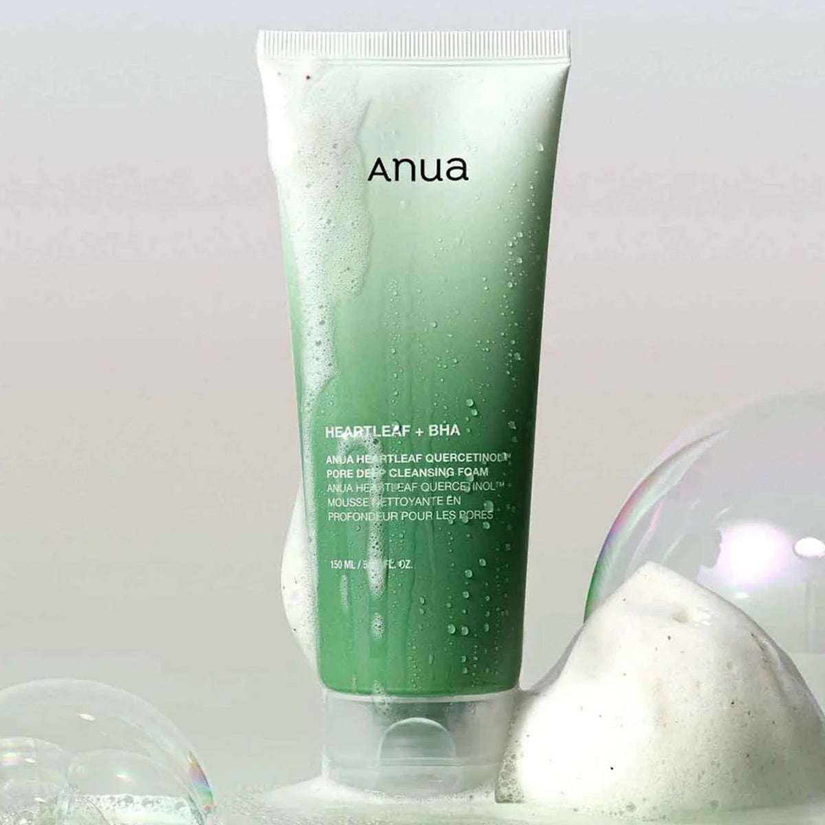 ANUA Heartleaf Quercetinol Pore Deep Cleansing Foam 150ml - Pack Of 2