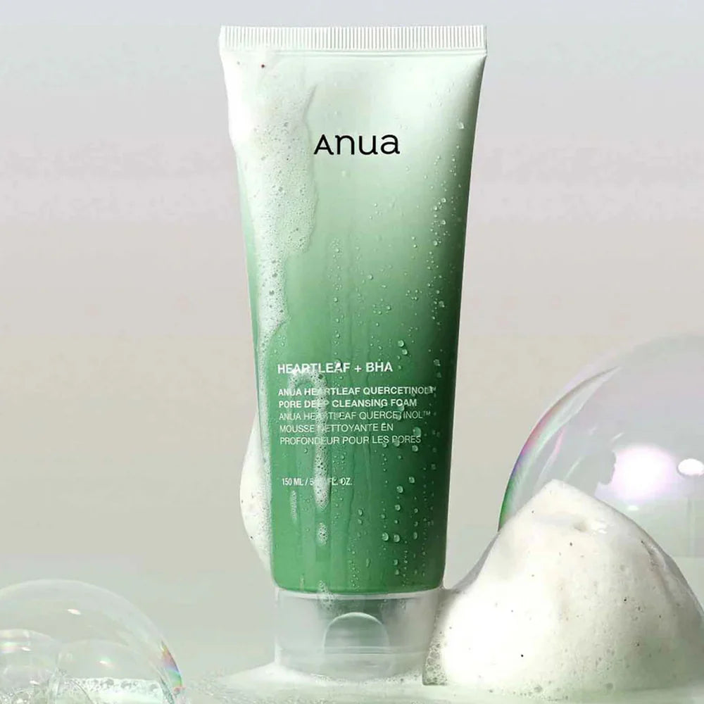 Anua Heartleaf Pore Clearing Duo - Cleansing Oil + Deep Cleansing Foam