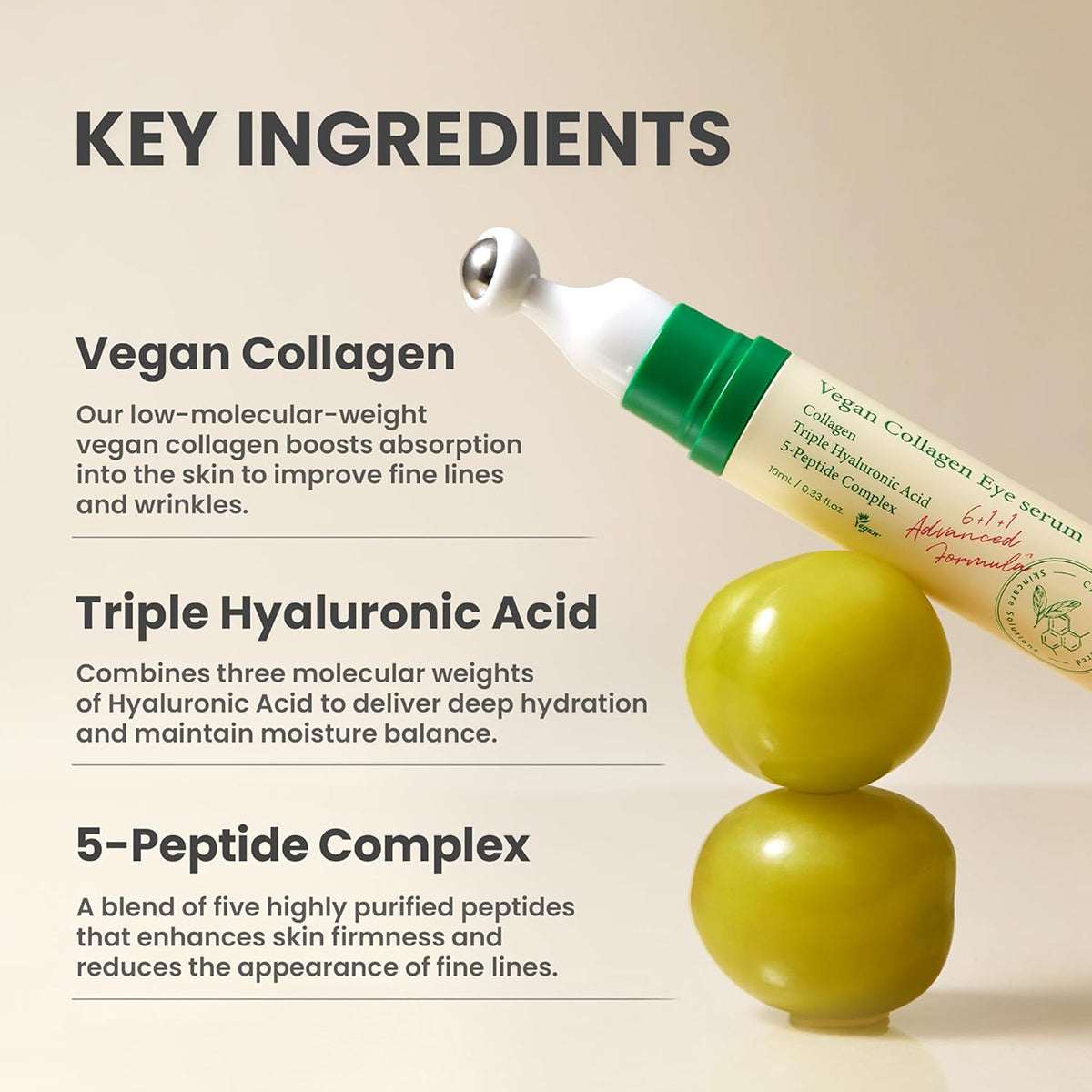 AXIS-Y Vegan Collagen Eye Serum 10ml - Pack Of 2
