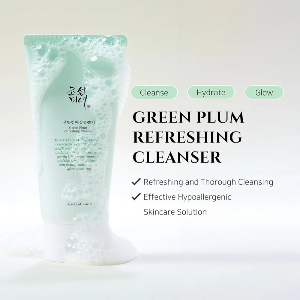 Beauty of Joseon Glow Bundle - Green Plum Cleanser & Dynasty Cream Set