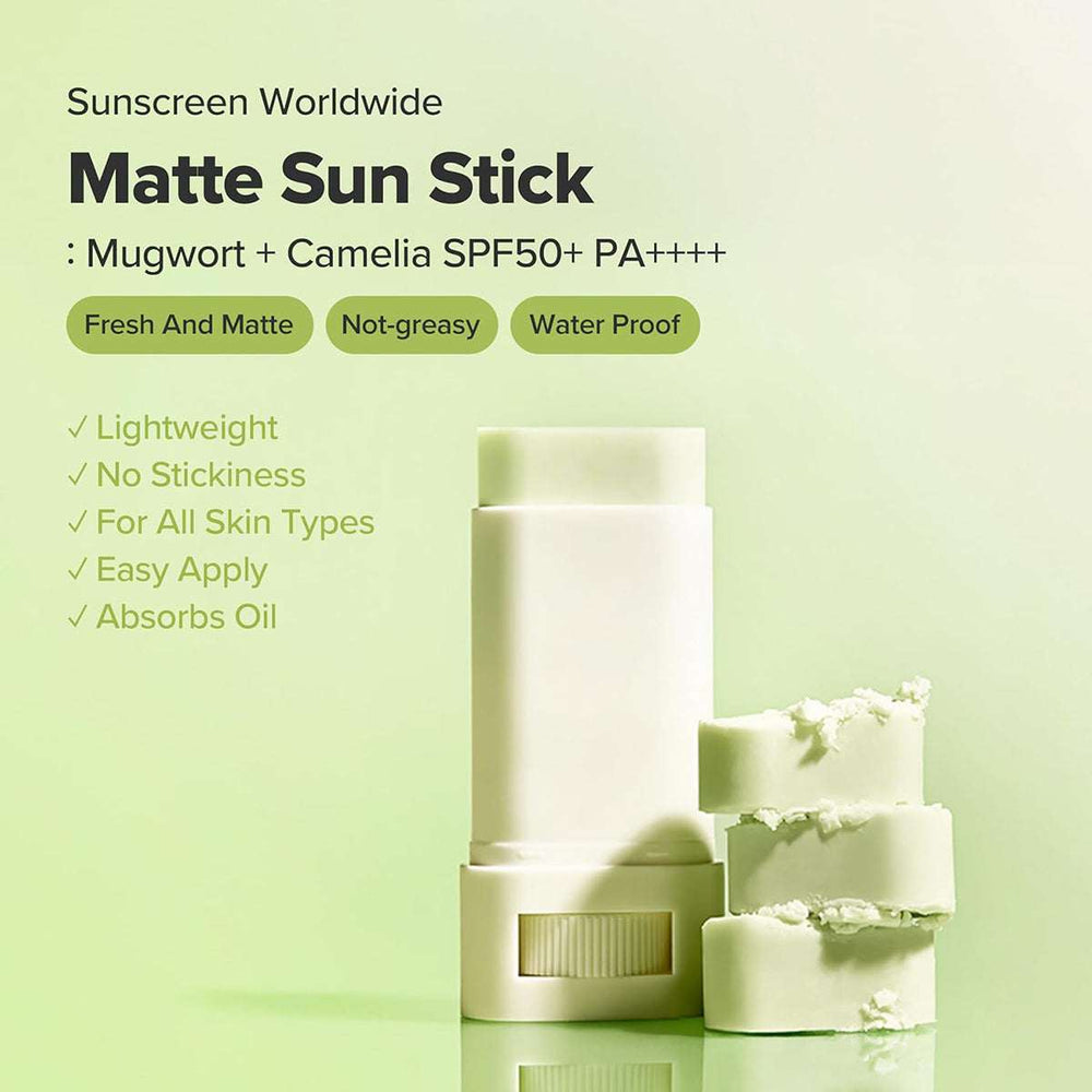 BEAUTY OF JOSEON Matte Sun Stick Mugwort Camelia 18g
