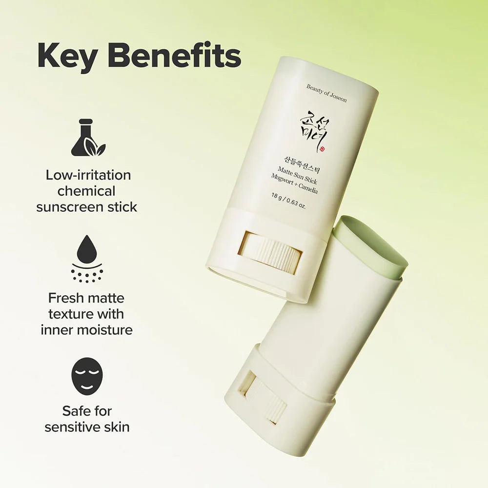 Beauty of Joseon Daily Routine Trio - Aqua-Fresh Rice Sunscreen, Matte Sun Stick & Plum Cleanser