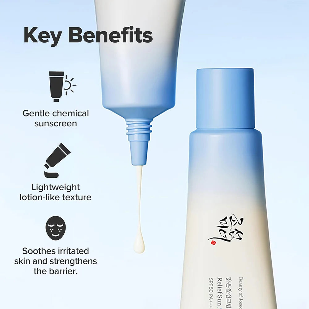 Beauty of Joseon Daily Routine Trio - Aqua-Fresh Rice Sunscreen, Matte Sun Stick & Plum Cleanser