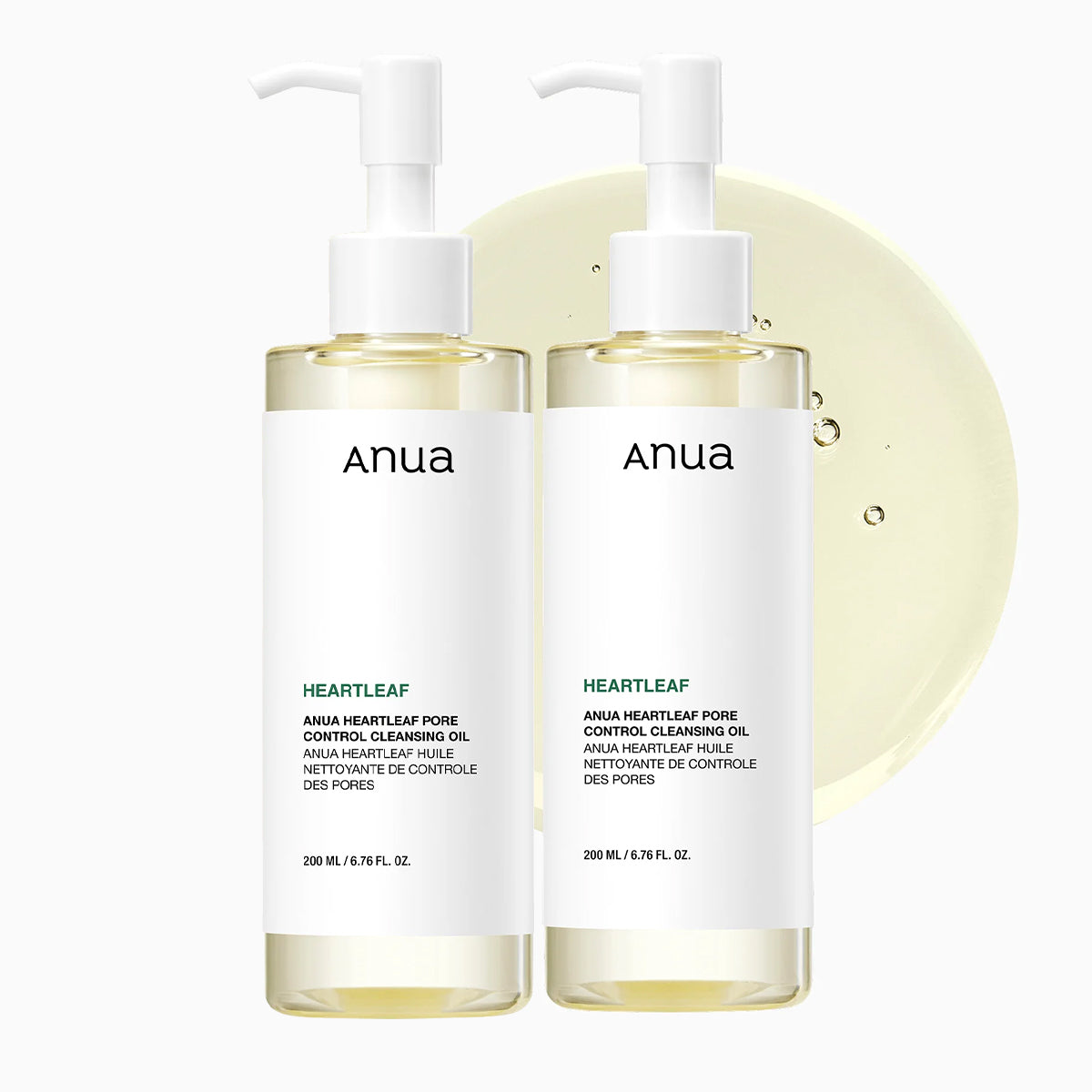ANUA Heartleaf Pore Control Cleansing Oil 200ml - Pack Of 2