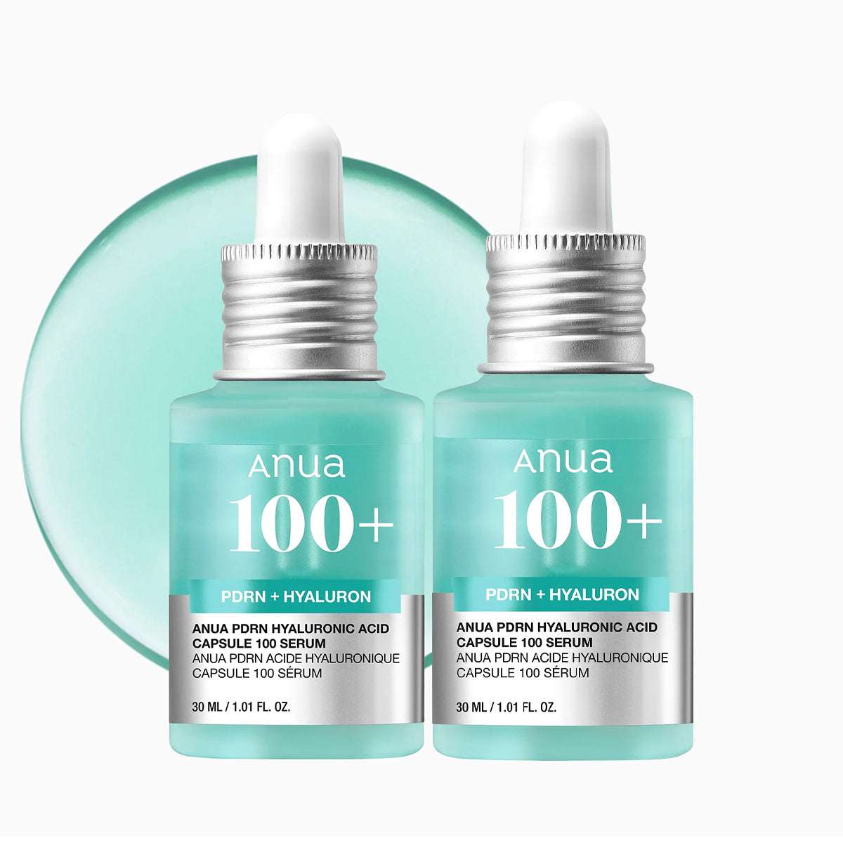 ANUA PDRN Hyaluronic Acid Capsule 100 Serum 30ml - Pack Of 2