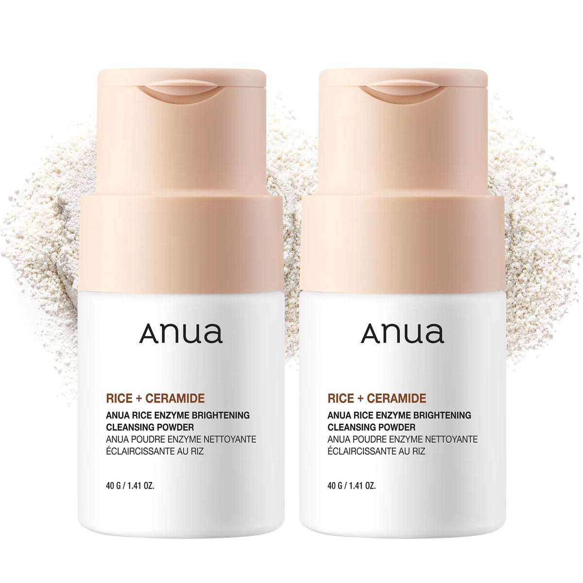 ANUA Rice Enzyme Brightening Cleansing Powder 40g - Pack Of 2
