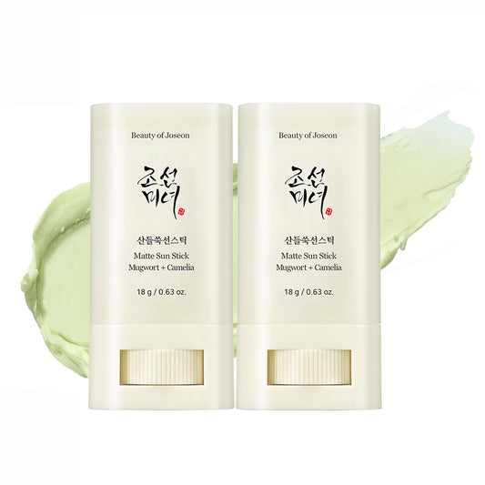 BEAUTY OF JOSEON Matte Sun Stick Mugwort Camelia 18g - Pack Of 2