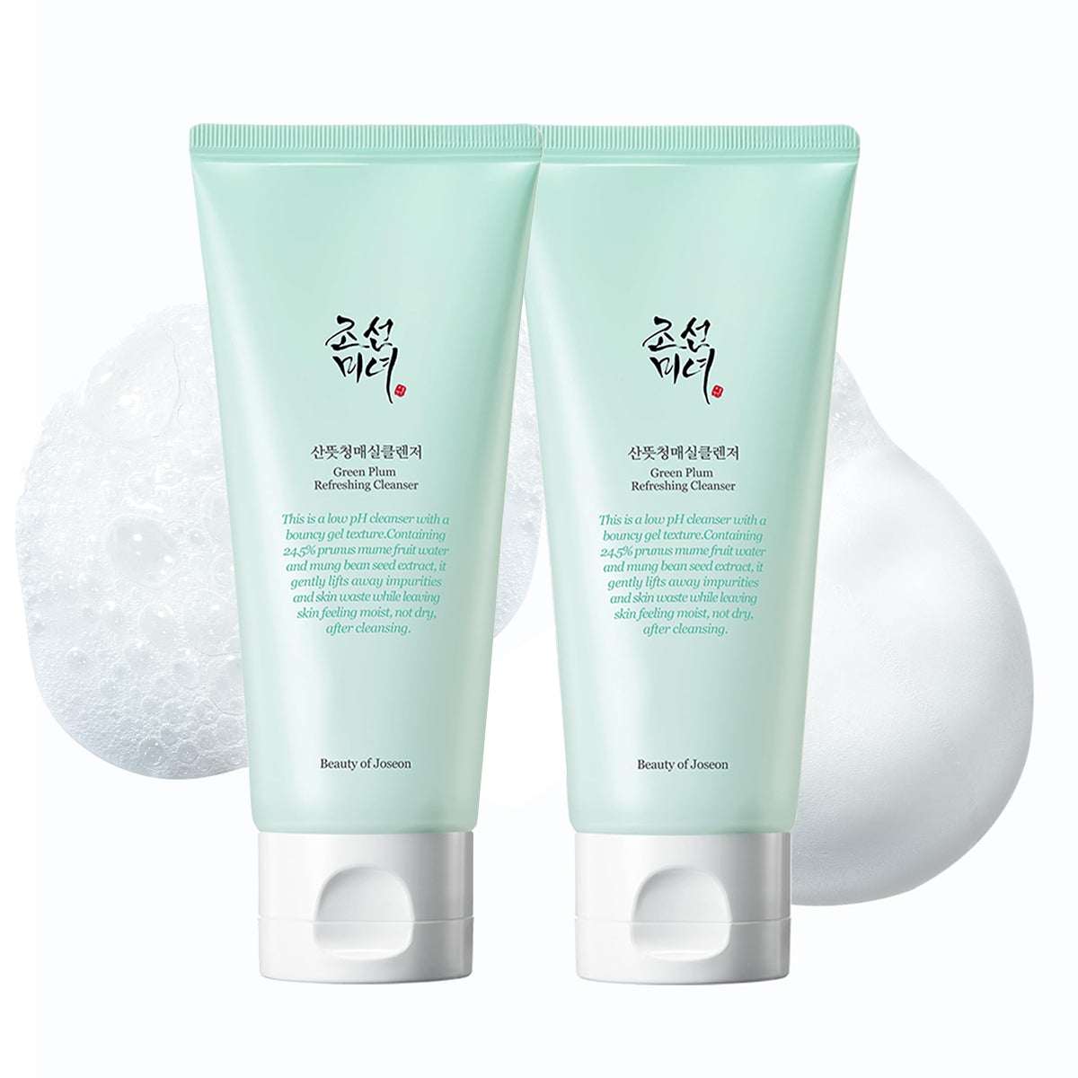 BEAUTY OF JOSEON Green Plum Refreshing Gel Cleanser 100ml - Pack Of 2