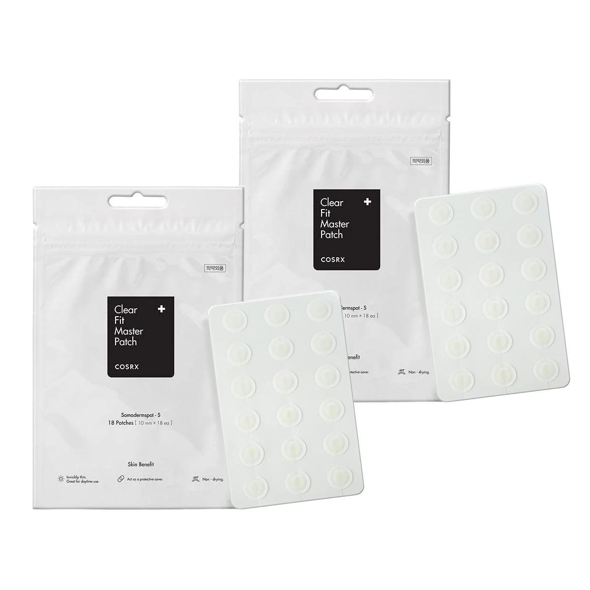 COSRX Clear Fit Master Patch (18 Patches) - Pack Of 2