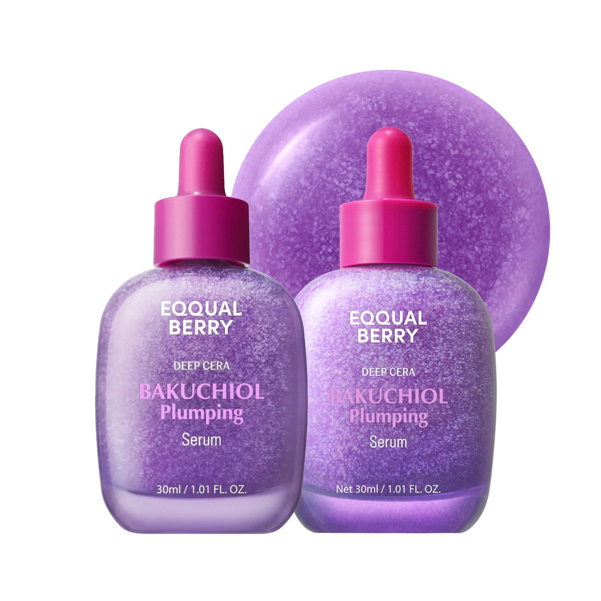 EQQUALBERRY Bakuchiol Plumping Serum 30ml - Pack Of 2
