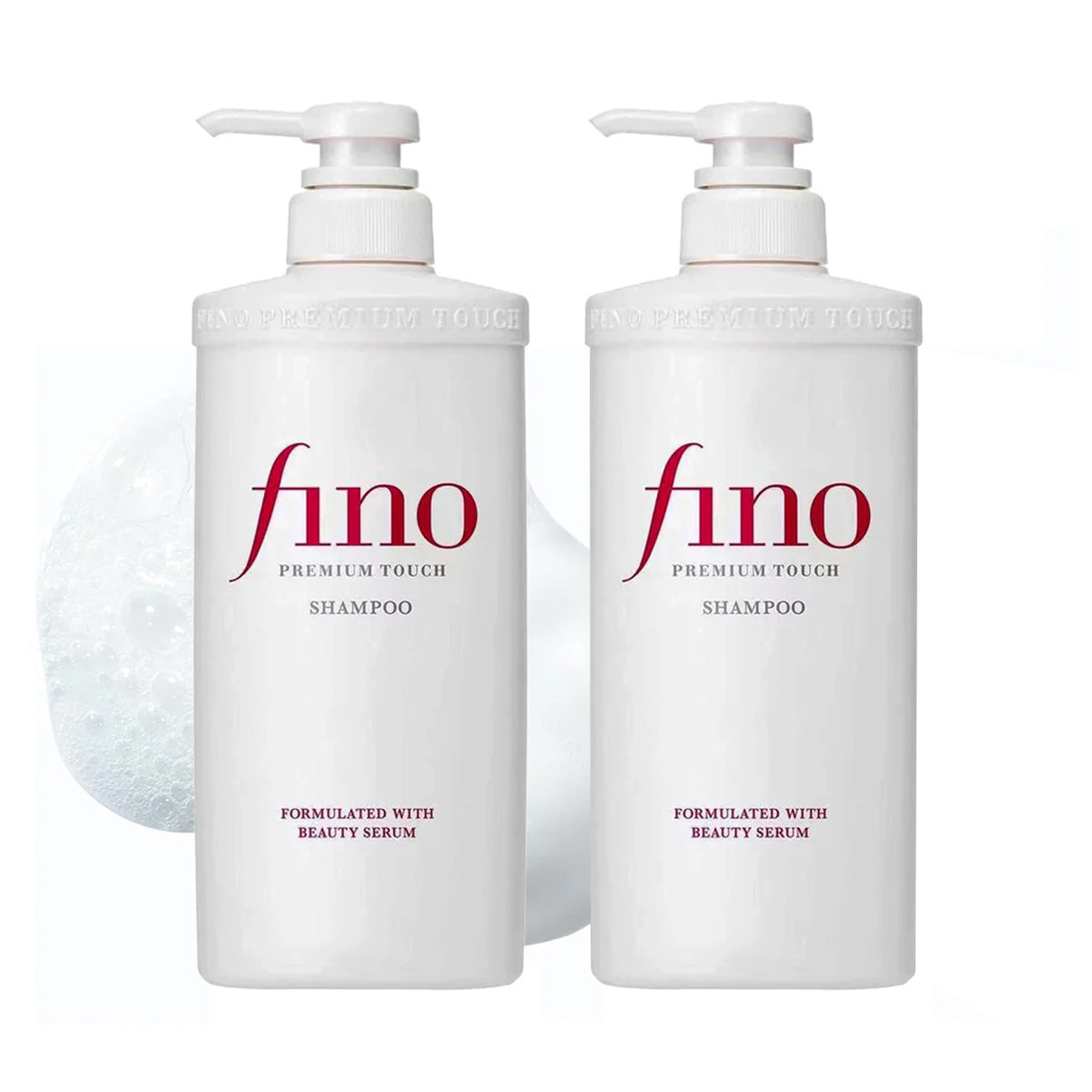 Fino Premium Touch Shampoo - Formulated with Beauty Serum, 550ml - Pack Of 2