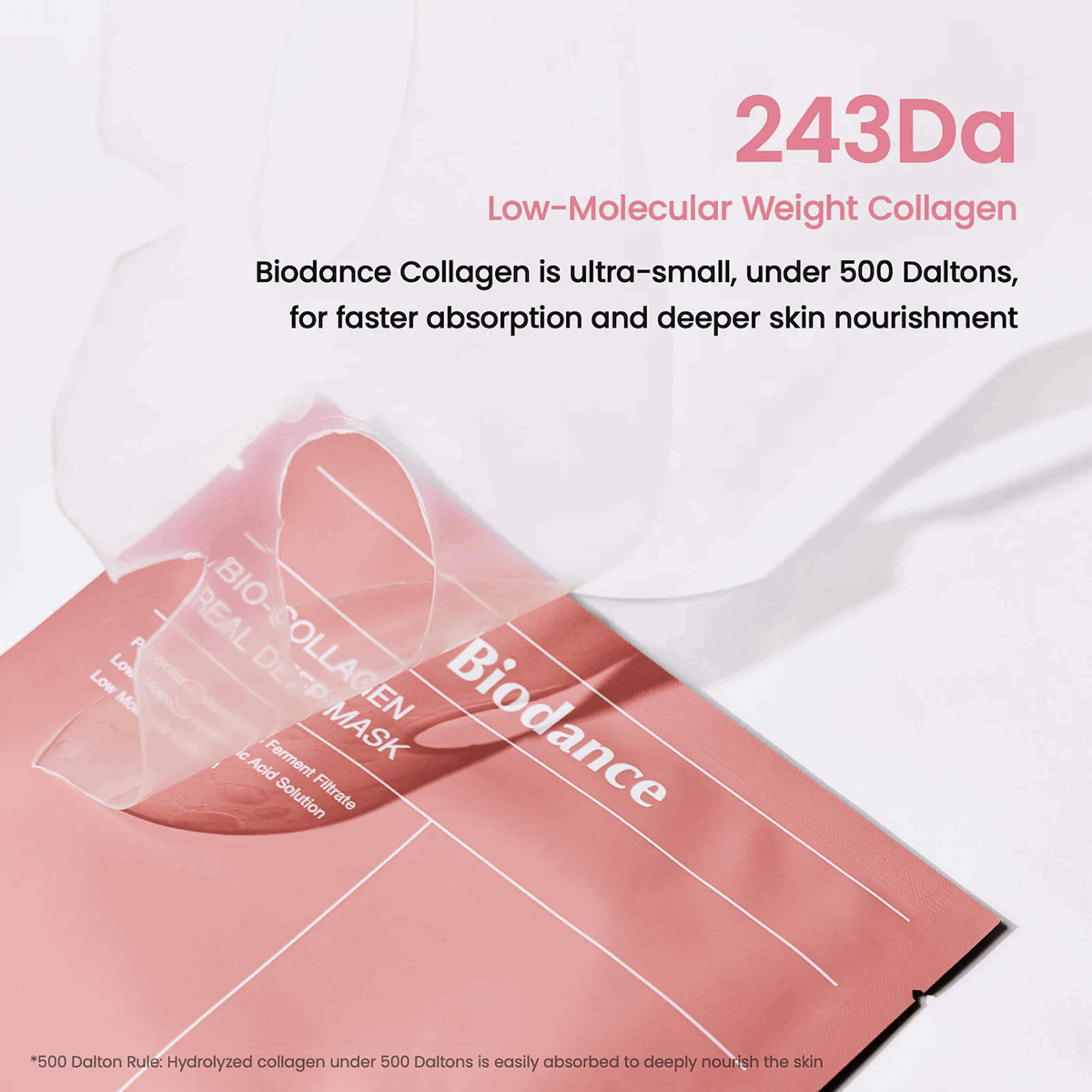 BIODANCE Bio-Collagen Real Deep Mask, Hydrating Overnight Mask 34g, 4ea
