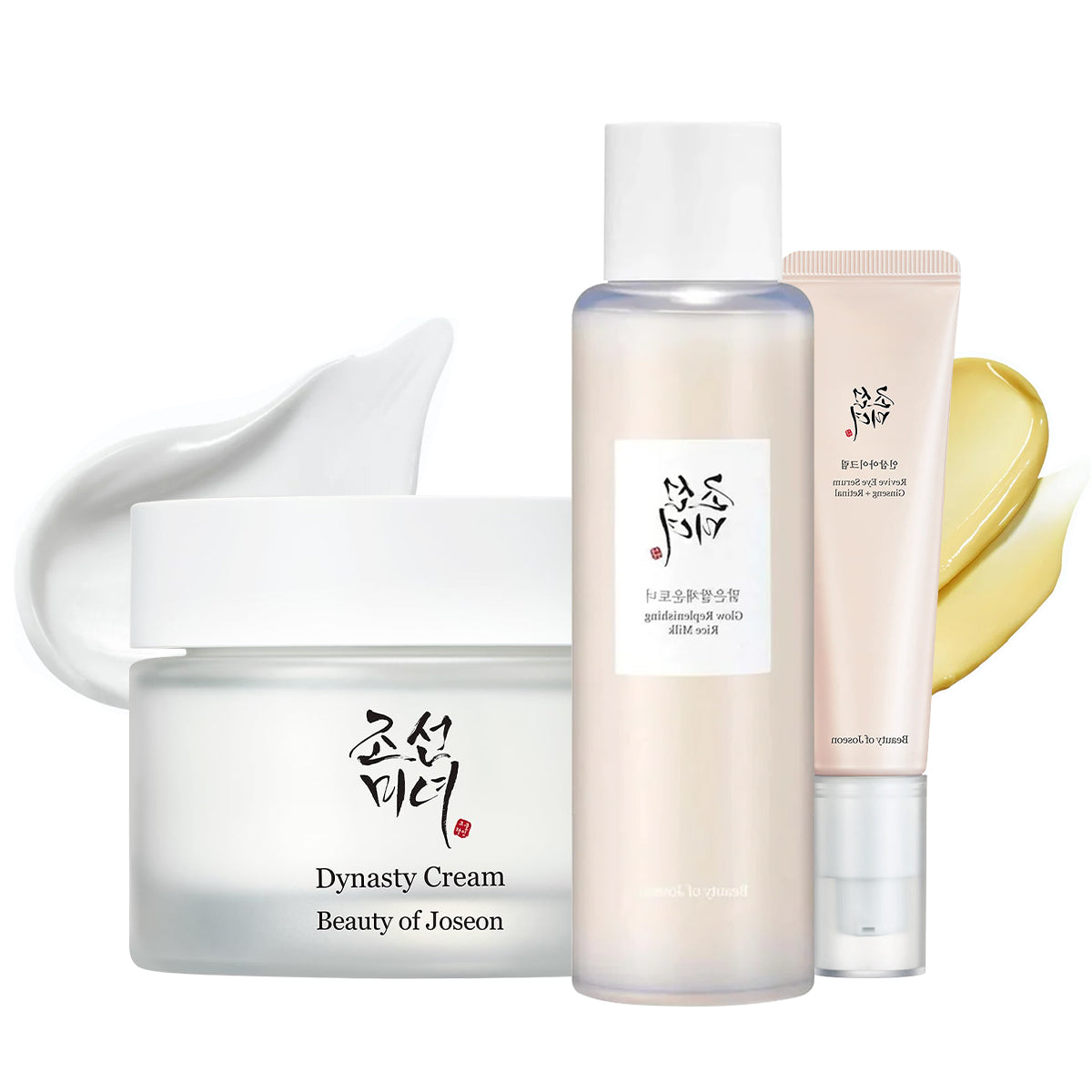 Beauty of Joseon Glow & Youth Ritual Set – Rice Milk, Dynasty Cream & Revive Eye Serum