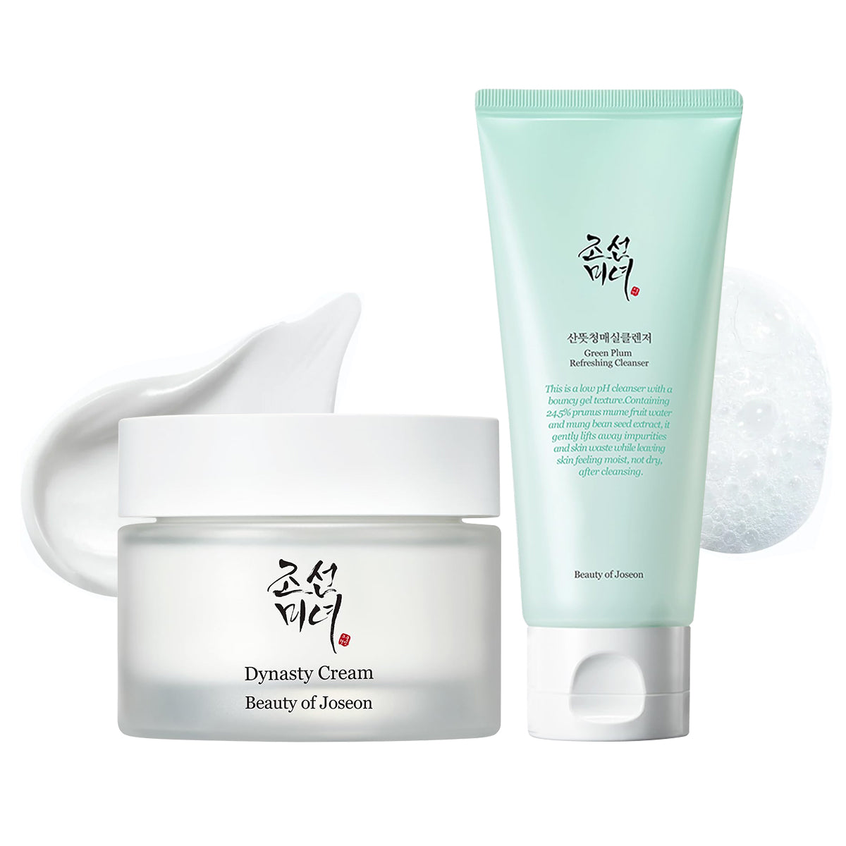 Beauty of Joseon Hydration & Glow Essentials Duo - Refreshing Cleanser & Dynasty Cream