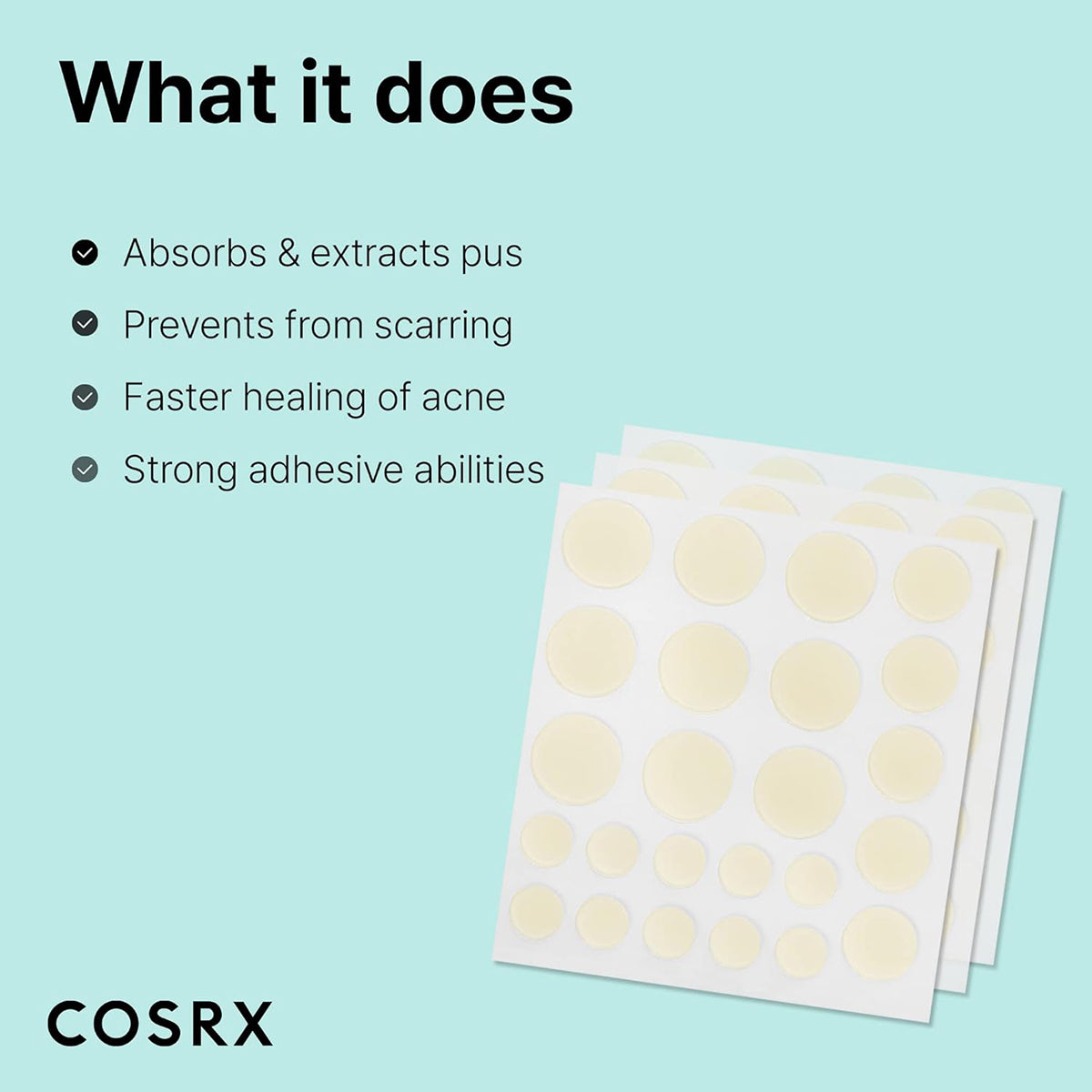 لصقات حب الشباب من COSRX (24 لصقة)