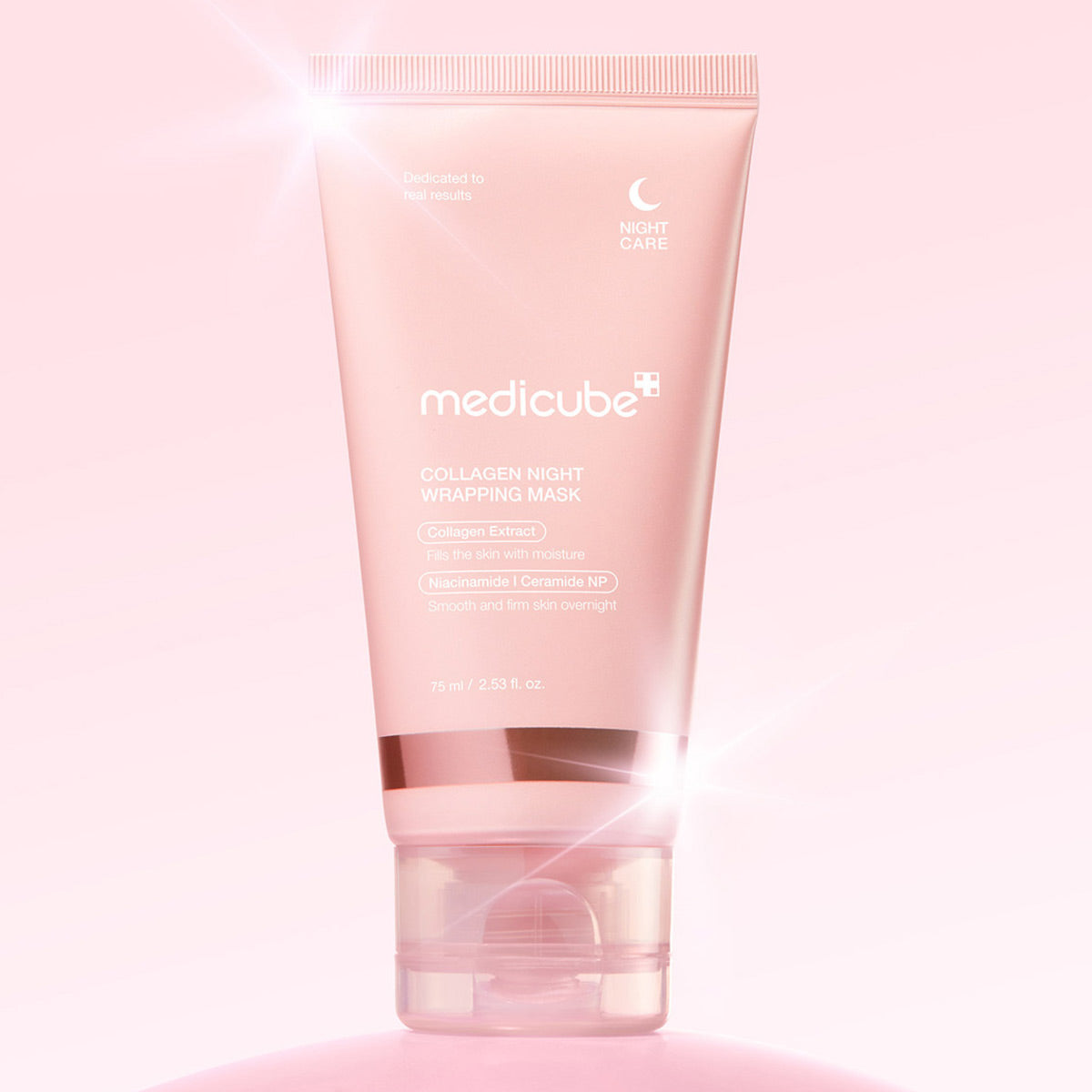 Medicube Collagen Overnight Wrapping Peel Off Facial Mask Pack 75ml - Pack Of 2
