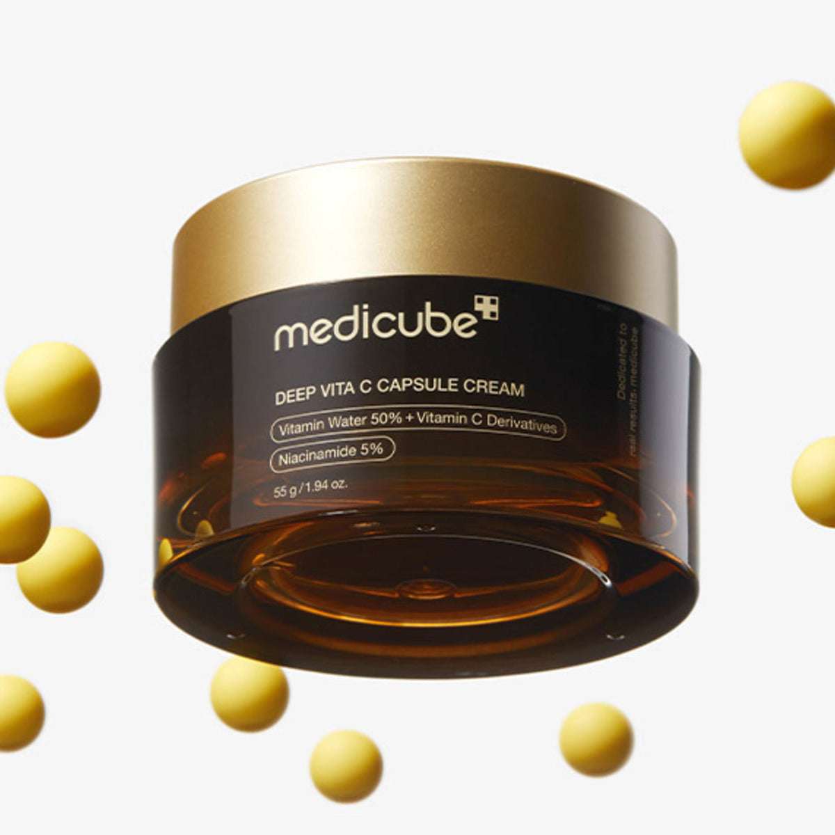 Medicube Deep Vitamin C Golden Capsule Face Moisturizer- Korean Skin Care 1.94 oz - Pack Of 2