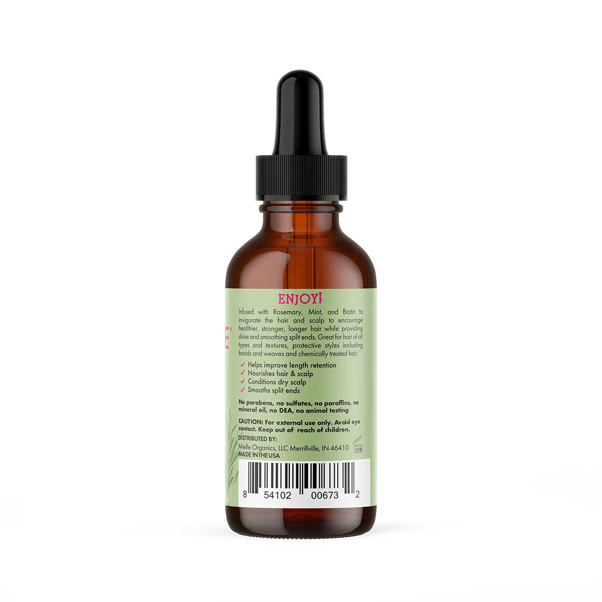 Mielle Rosemary Mint, Scalp & Hair Oil (2 fl oz/59ml)