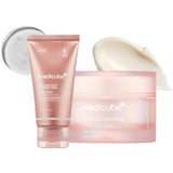 Medicube Glass Skin Kit - Triple Collagen Cream + Overnight Mask for Firming