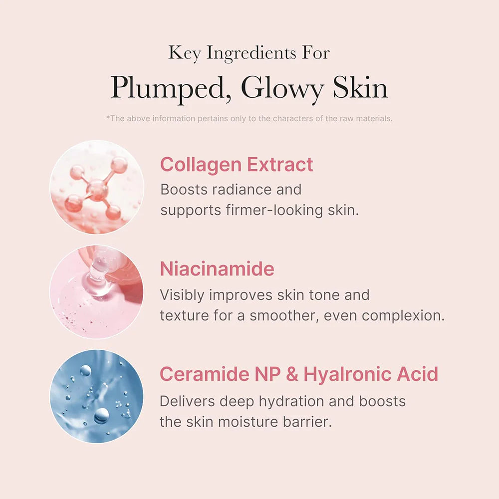 Medicube Glass Skin Kit - Triple Collagen Cream + Overnight Mask for Firming