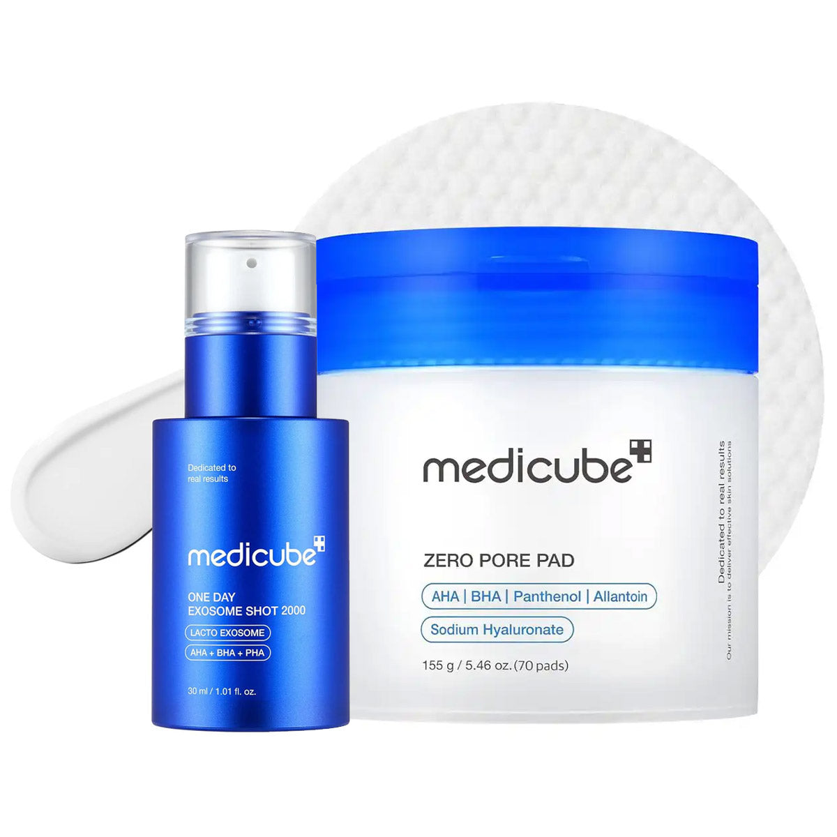 Medicube Skin Care Duo - Zero Exosome Shot & Zero Pore Pads