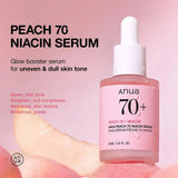 Anua Glass Skin Glow Bundle - Rice 70 Milky Toner & Peach 70 Niacinamide Serum