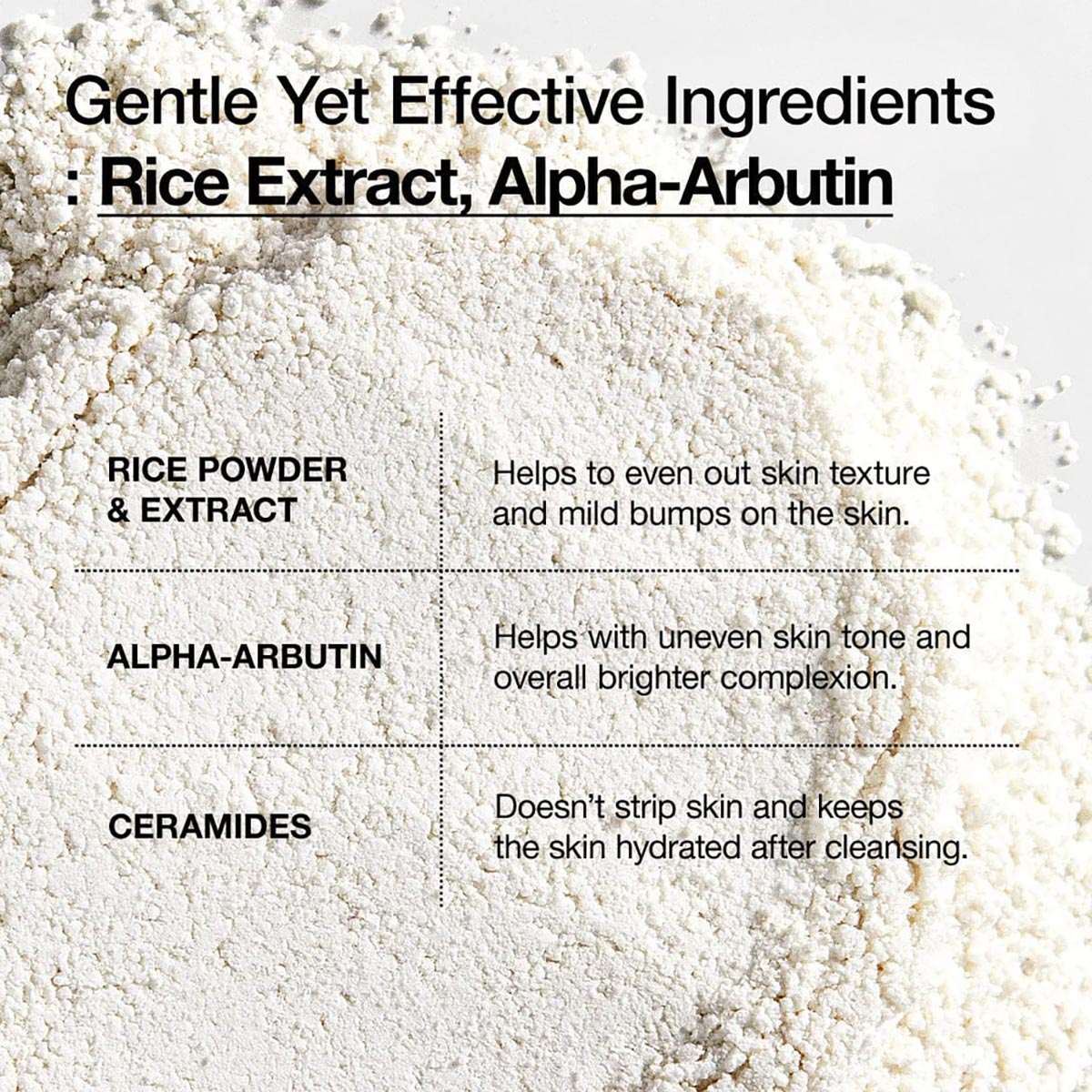ANUA Rice Enzyme Brightening Cleansing Powder 40g