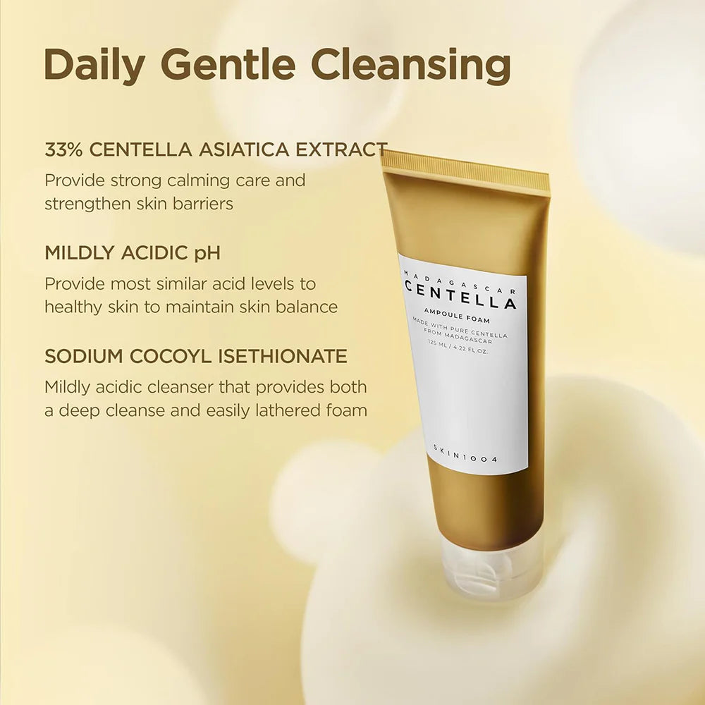 SKIN1004 Centella Repair & Soothe Bundle - Ampoule Foam & Soothing Cream