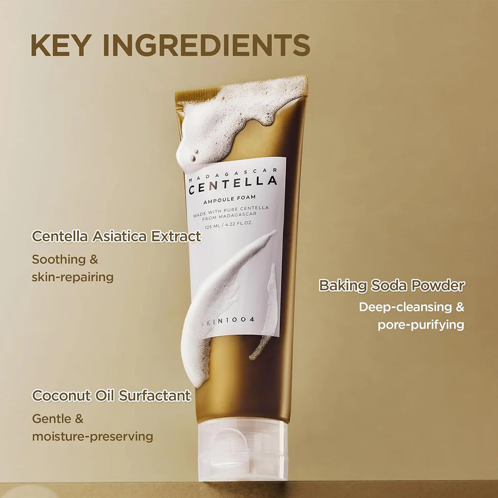 SKIN1004 Madagascar Centella Deep Cleanse Set – Ampoule Foam & Poremizing Mask