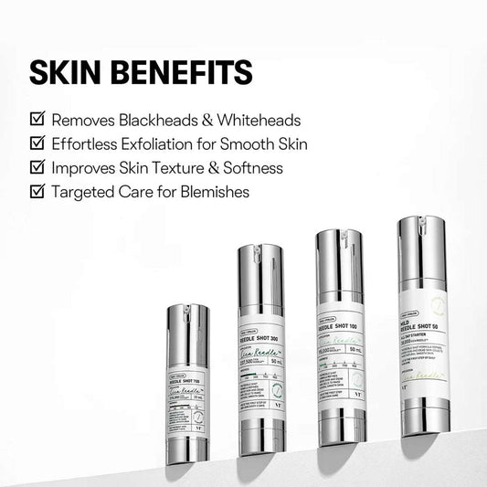 VT Cosmetics CICA Reedle Shot 300, Advanced Night Exosome, Microneedling Serum 50ml