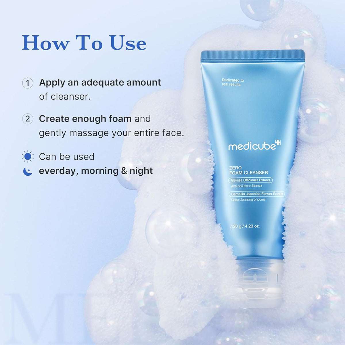 Medicube Zero Foam Cleanser for Sensitive Skin 120g