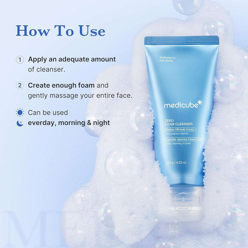 Medicube Zero Foam Cleanser for Sensitive Skin 120g